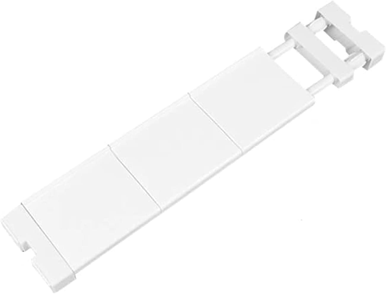 Wall Mounted Space Saving Kitchen Rack, Adjustable Stainless Steel Organizer Shelf, Polished Finish, Hanging & Flat Shelf, Perfect for Garage, Bathroom, Kitchen - White