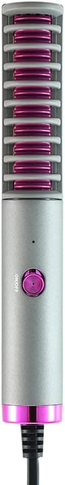 Professional Hair Dryer with Modern Design, Silver with Pink Accents, Advanced Combing Technology for Perfect Styling, Comfortable Handle for Daily Use